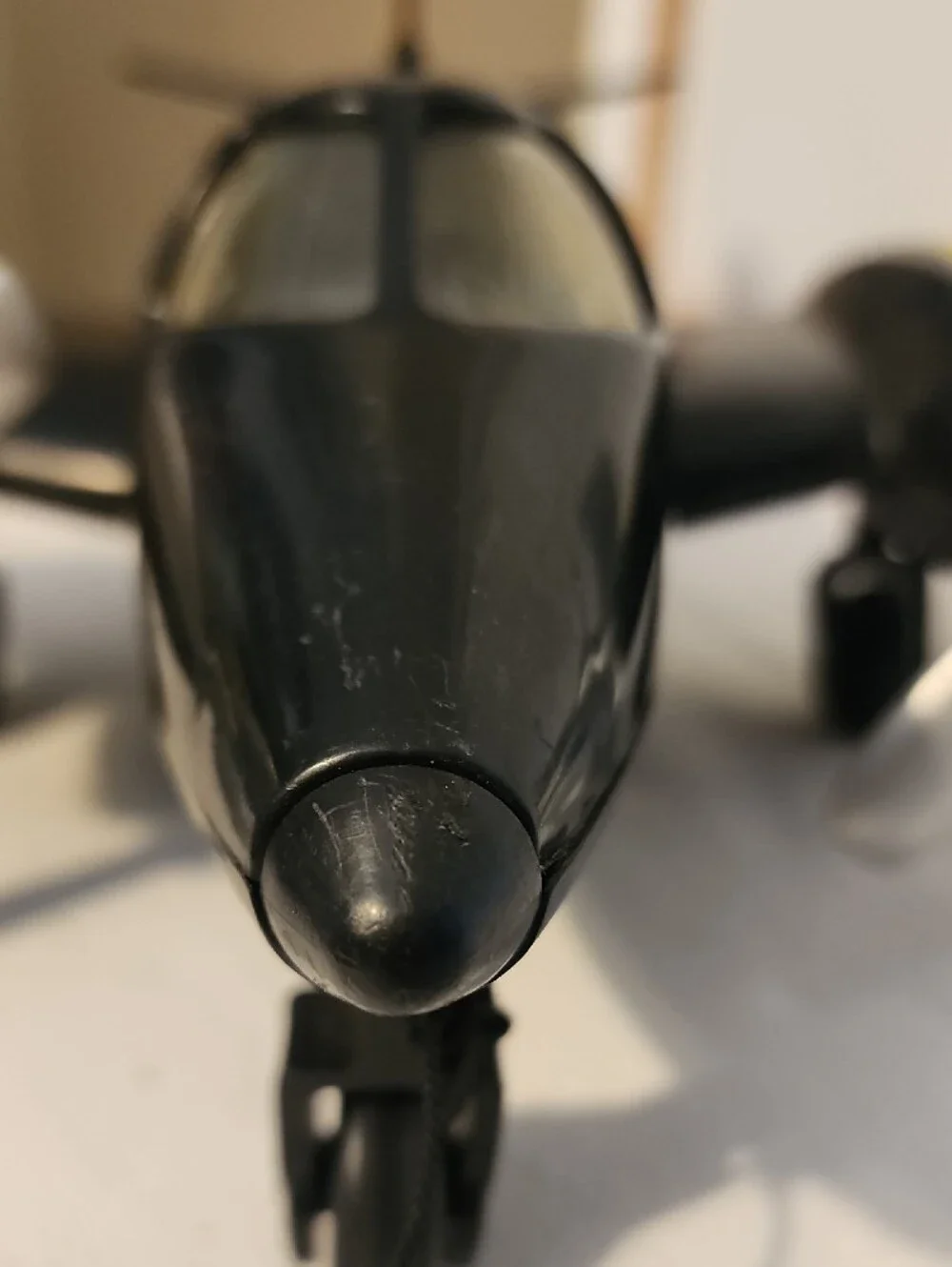 Tonka Black and Yellow Twin-Prop Toy Airplane